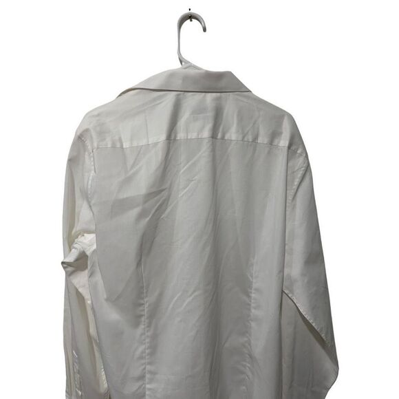 NEW Kenneth Cole Reaction White Professional Button Up Shirt Size 17 34/35 XL - Picture 7 of 9